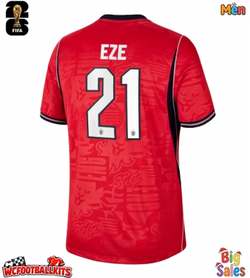 England Eberechi Eze #21 Replica Away Stadium Shirt World Cup 2026 Short Sleeve